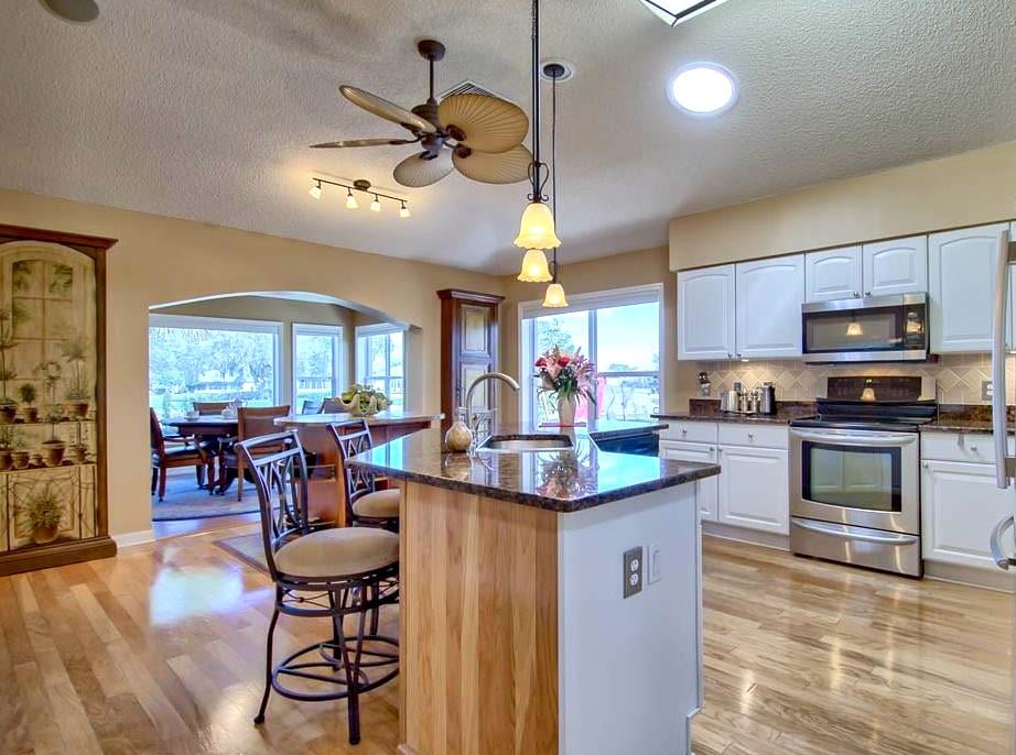 kitchen in the villages florida home for sale