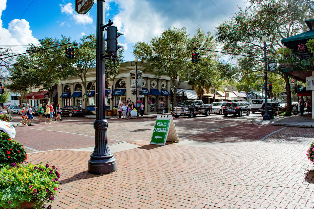 Park Avenue in Iconic Winter Park Florida copy