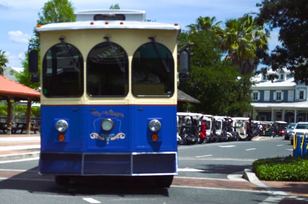 Trolley in The Villages Florida - Great for retired people 