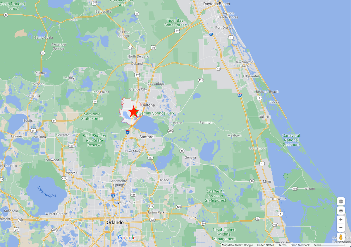 debary, fl location