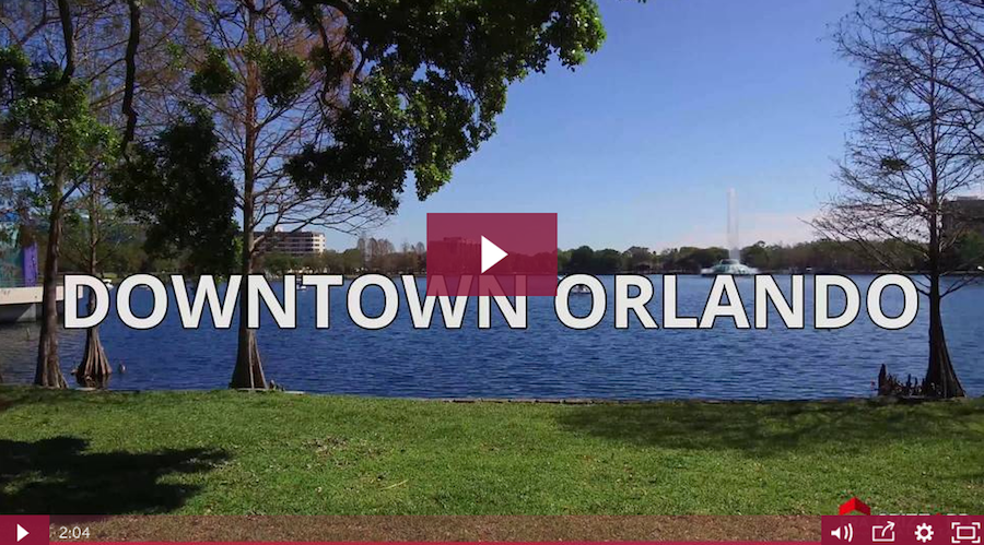 downtown orlando florida living video