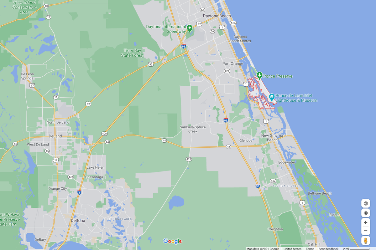 ponce inlet, florida