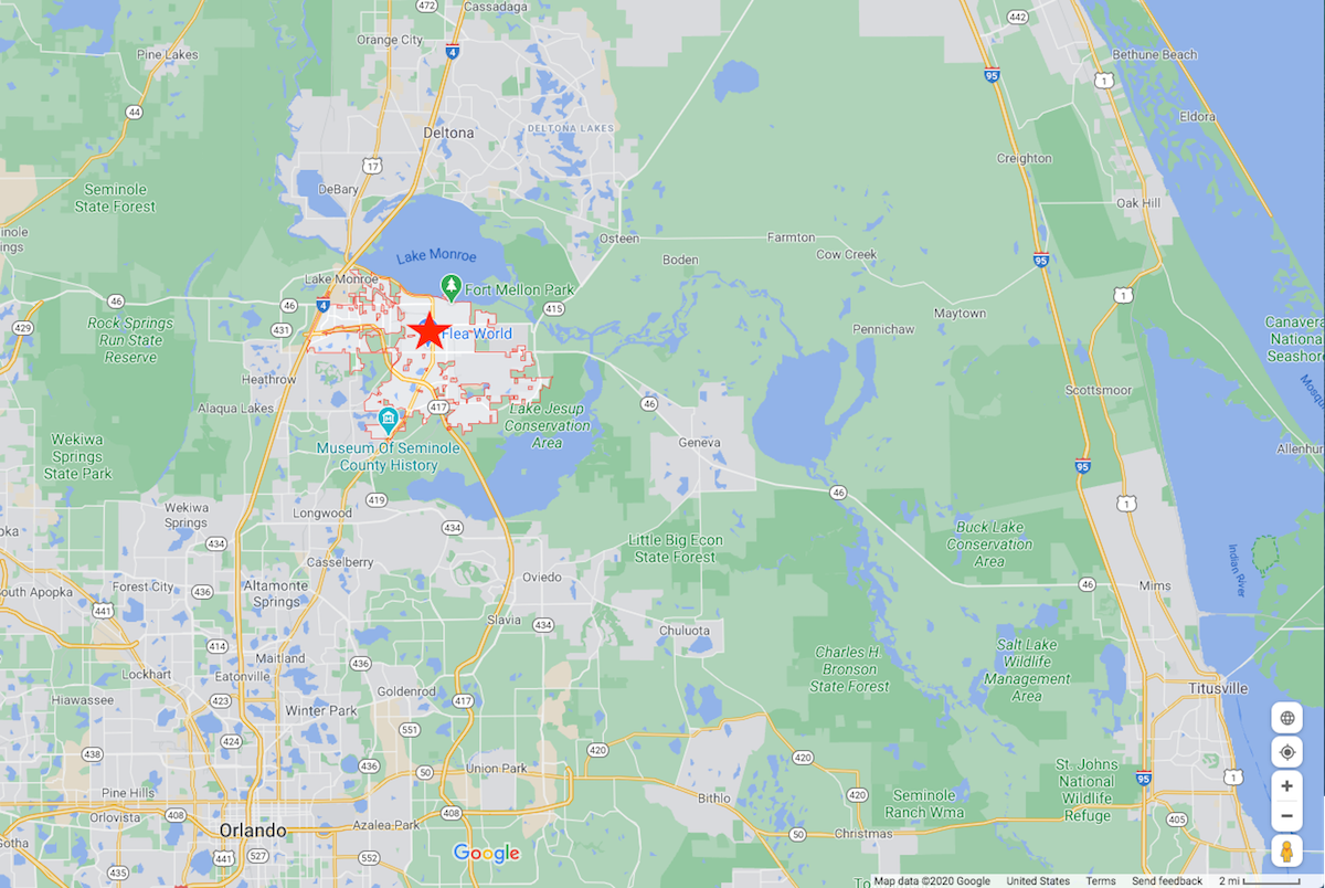 sanford, fl location