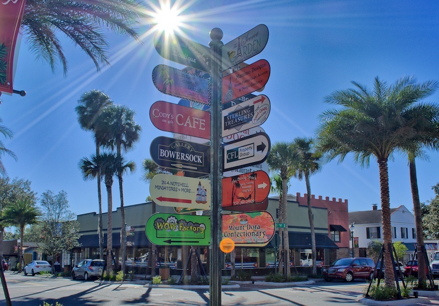 downtown mount dora florida a popular real estate spot