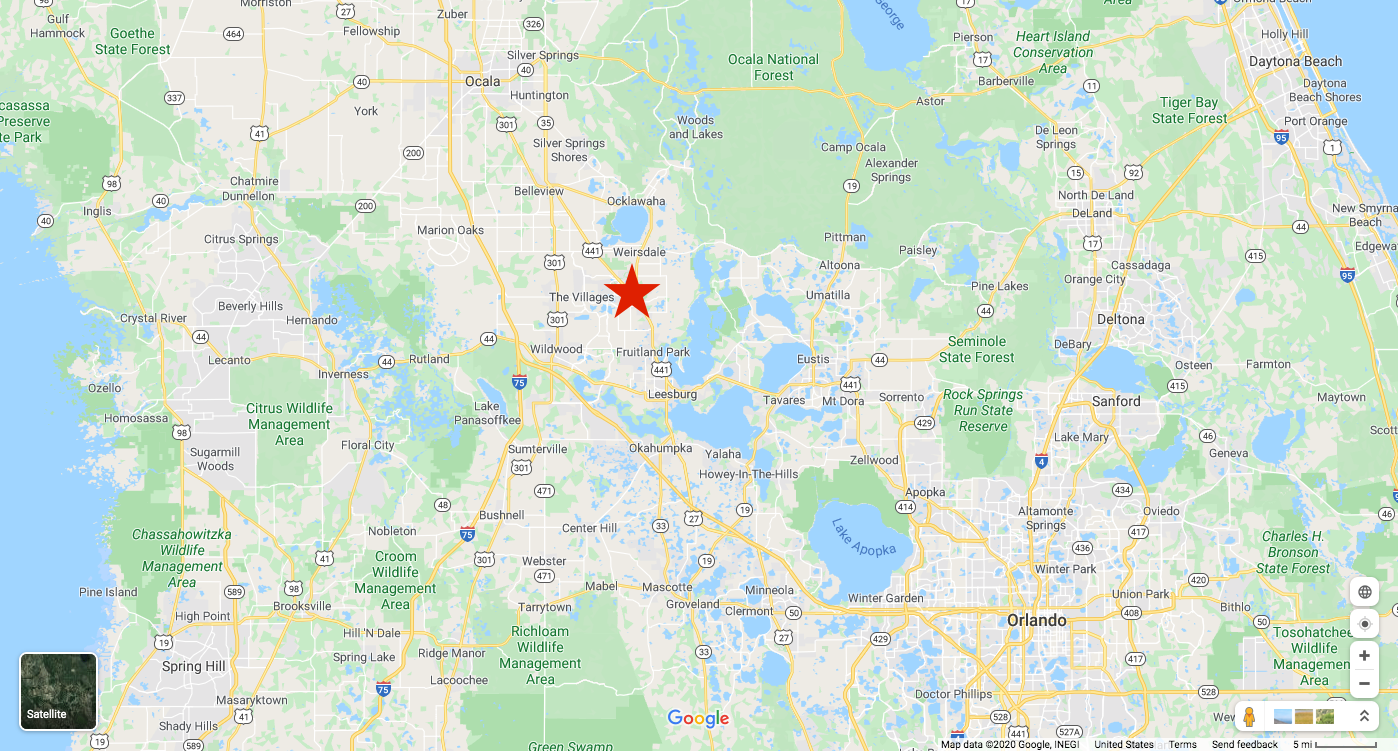 the villages florida location