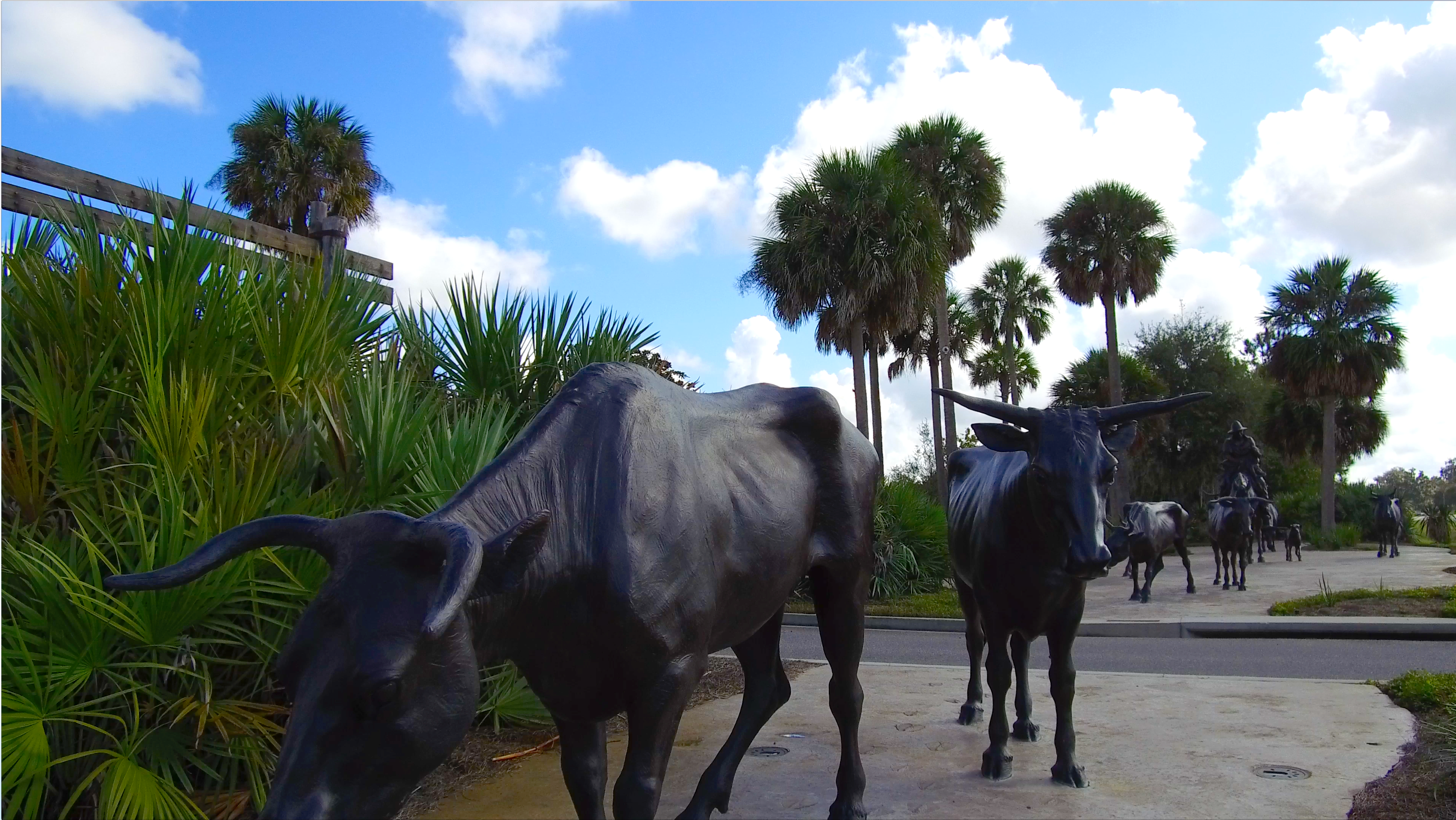 the villages, florida cow statues