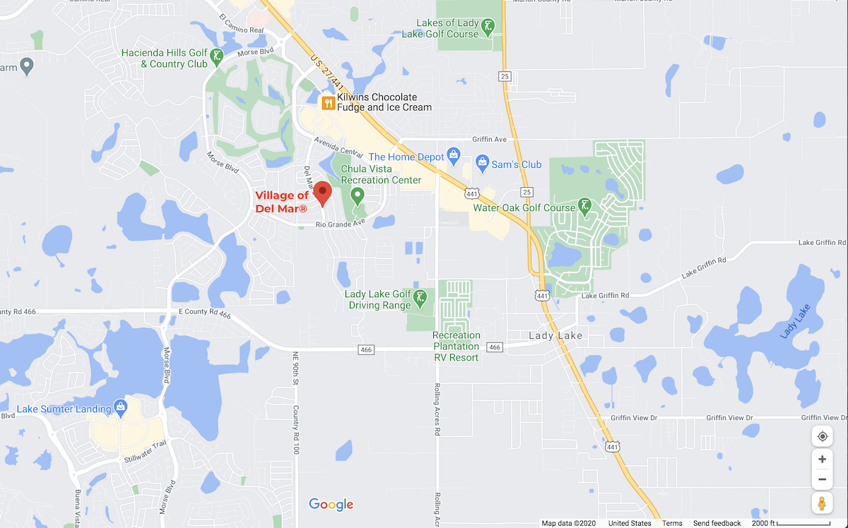 village of del mar in the villages, fl