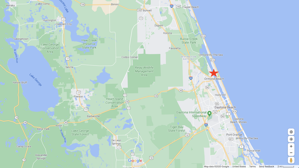 where is ormond beach, florida located