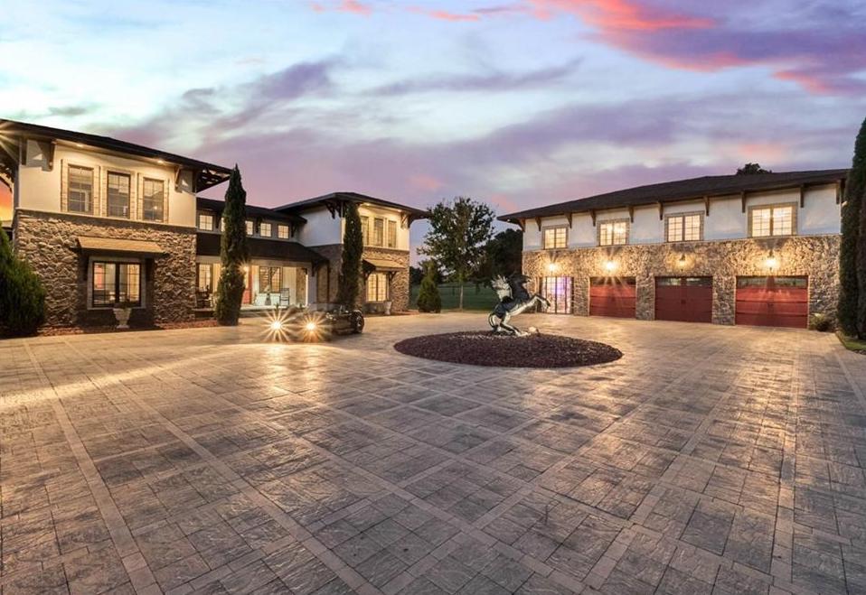 TuscanStyle, 7 Acre Equestrian Estate Home for Sale in Clermont, FL