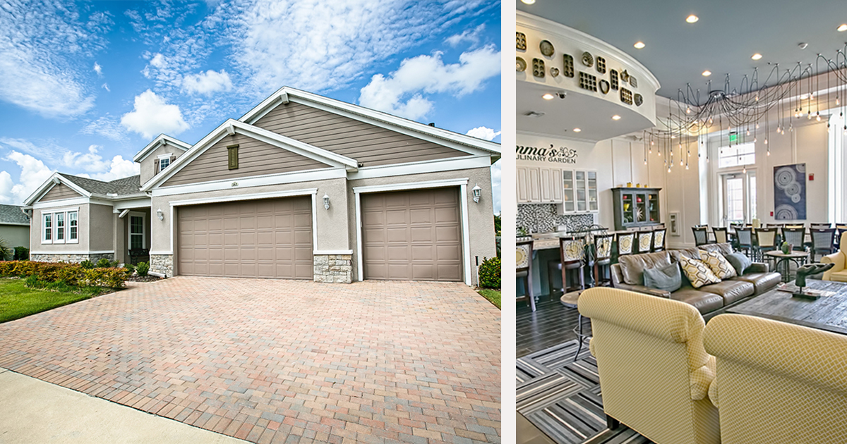 Two homes for sale in one of Florida's top 55 Plus Communities Trilogy
